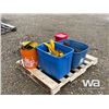 Image 4 : SHOP HEATER,BENCH GRINDER, LOAD STRAPS