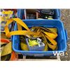 Image 5 : SHOP HEATER,BENCH GRINDER, LOAD STRAPS