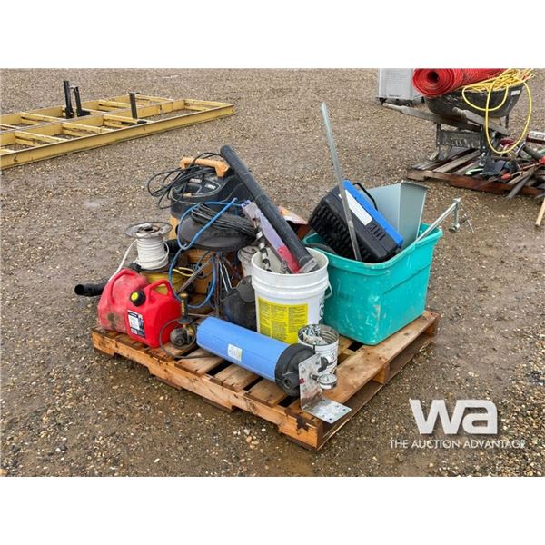 SHOP VAC, JERRY CANS, MASTERCRAFT SPACE HEATER