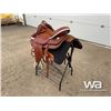 Image 4 : WESTERN RAWHIDE 16 IN. SADDLE,BRIDLE & BLANKET
