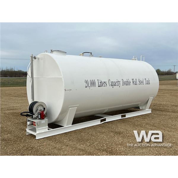 20,000 L SKIDDED DOUBLE WALL FUEL TANK & PUMP