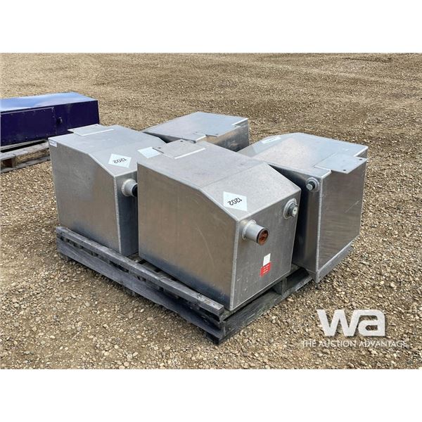 (4) 30 GALLON ALUIMINUM FUEL TANKS