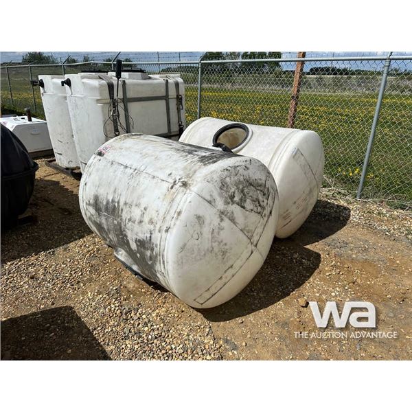 (2) 300 GALLON POLY TANK