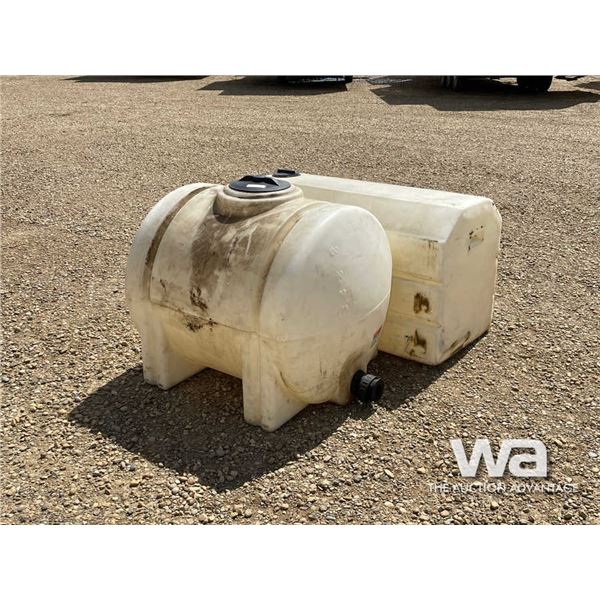 ROUND AND SQUARE WHITE POLY TANKS