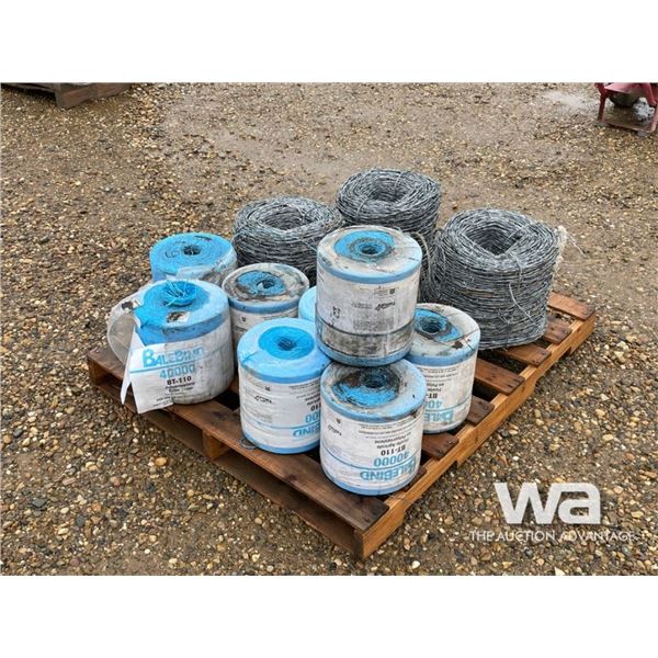 (8) 40,000 FT. ROLLS OF BALEBIND BALER TWINE