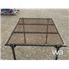 Image 5 : 3X4 FT. STEEL TABLE