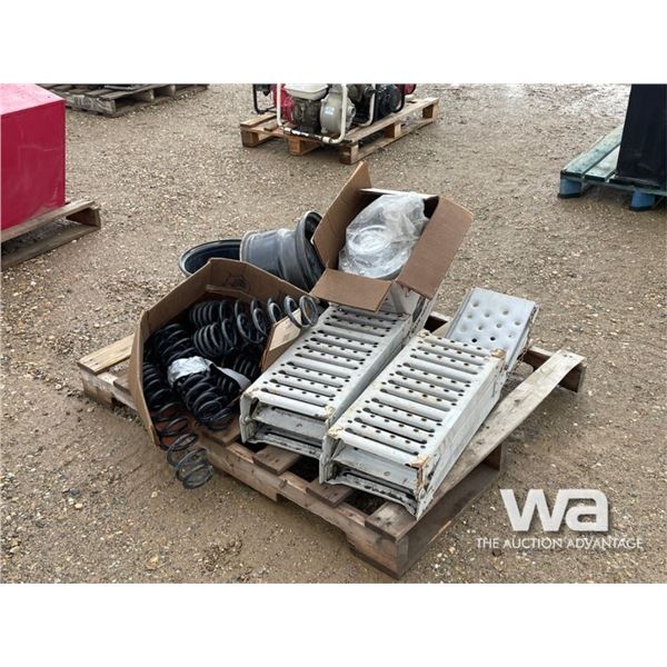 STEEL RAMPS, SPRINGS, DODGE HUB CAPS