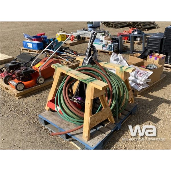 LAWN SPREADER, PUSH MOWER, VACUUM