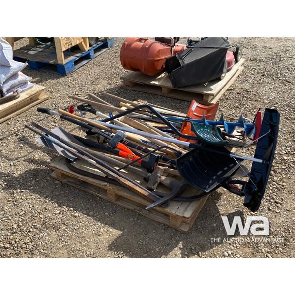 GARDEN TOOLS, SAWS, AXES, ICE AUGER
