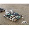 Image 3 : QTY. OF VARIOUS SHOVELS, (2) STEEL STANDS