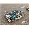 Image 4 : QTY. OF VARIOUS SHOVELS, (2) STEEL STANDS