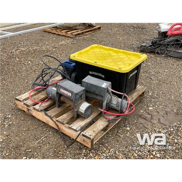 (2) CHAMPION WINCHES, 1600 PSI PRESSURE WASHER