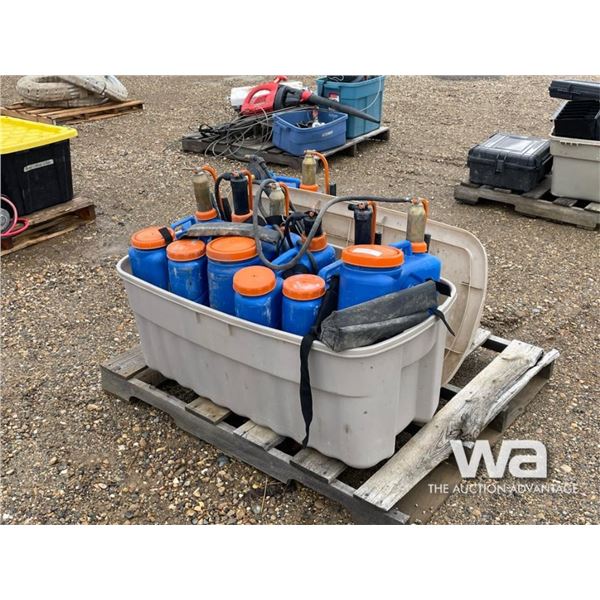 (7) JACTO BACKPACK SPRAYERS