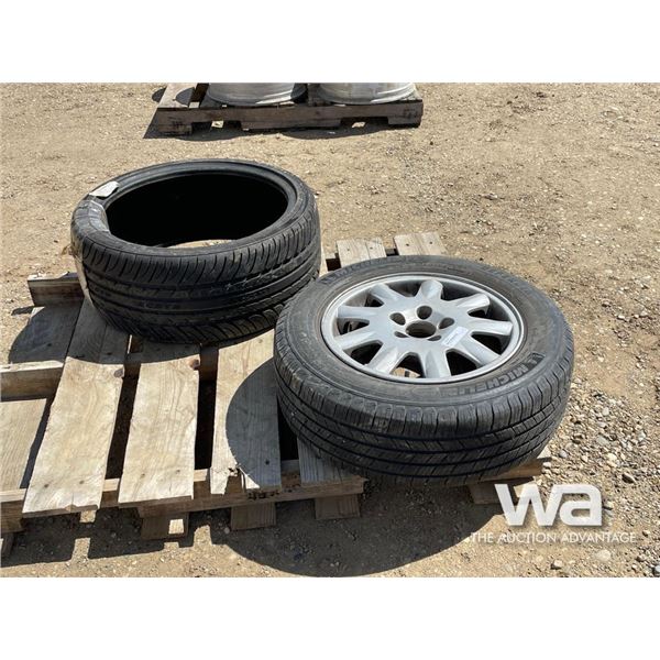 (1) 205/60R15 MICHELIN TIRE & RIM, (1) KHUMO TIRE