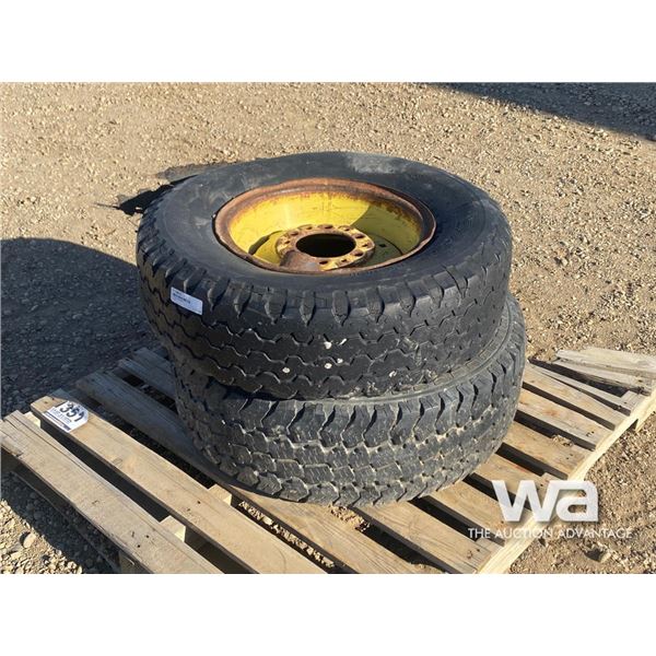 (2) TIRES ON RIMS