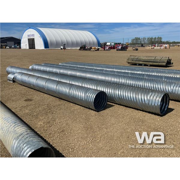 (2) PIECES 20 IN. X 29 & 16 FT. CULVERTS & JOINER