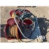 Image 11 : (3) VARIOUS LENGTH HOSE REELS, QTY. OF HOSE