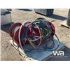 Image 4 : (3) VARIOUS LENGTH HOSE REELS, QTY. OF HOSE