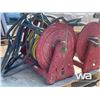 Image 7 : (3) VARIOUS LENGTH HOSE REELS, QTY. OF HOSE