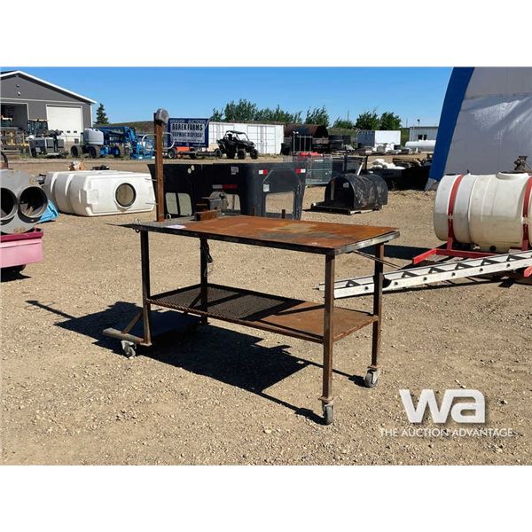 5 FT. CUSTOM WORKBENCH WITH VISE GRIP