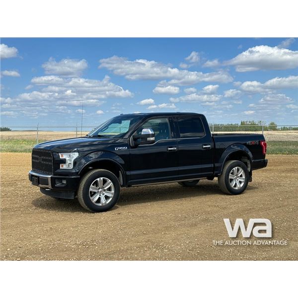 2017 FORD F150 PLATINUM CREW CAB PICKUP