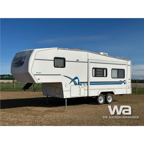2000 KOMFORT 26 FT. T/A 5TH WHEEL TRAVEL TRAILER