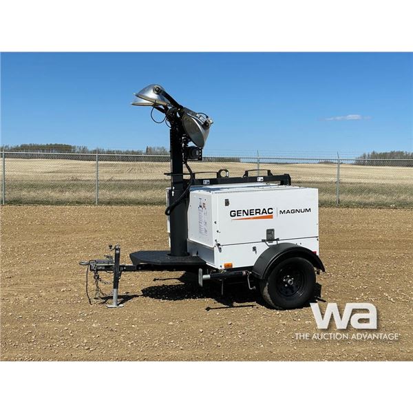 2018 GENERAC MLT 580V 8 KW LIGHT TOWER