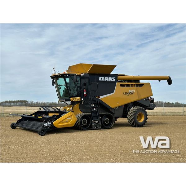 2016 CLAAS LEXION 670TT COMBINE