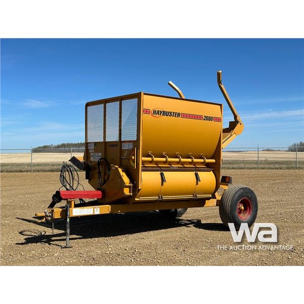 2017 HAYBUSTER 2660 BALE PROCESSOR