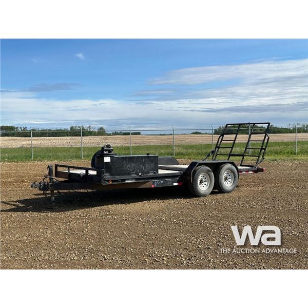 2014 LOADTRAIL T/A 18 FT EQUIPMENT  TRAILER