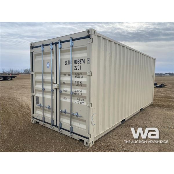 2024 8 X 20 FT. SHIPPING CONTAINER