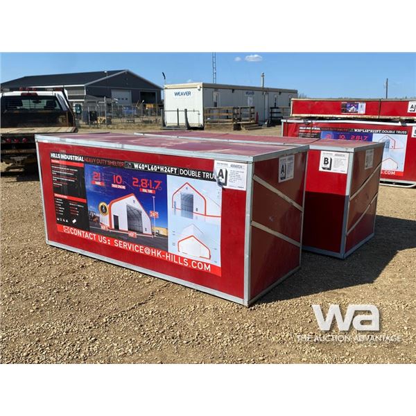 40 X 60 X 24 FT. HILLS INDUSTRIAL STORAGE BUILDING