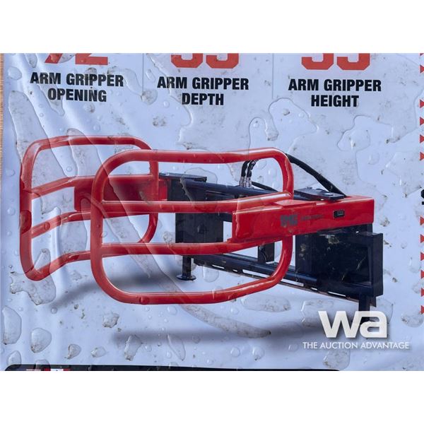 TMG 72 IN. SKID STEER HYD. ROUND BALE GRIPPER