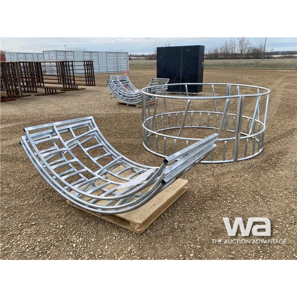 (2) HAY RING FEEDERS