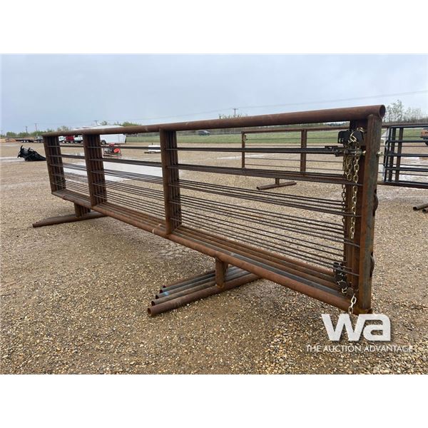 (5) 24 FT. 5 BAR FREESTANDING LIVESTOCK PANELS