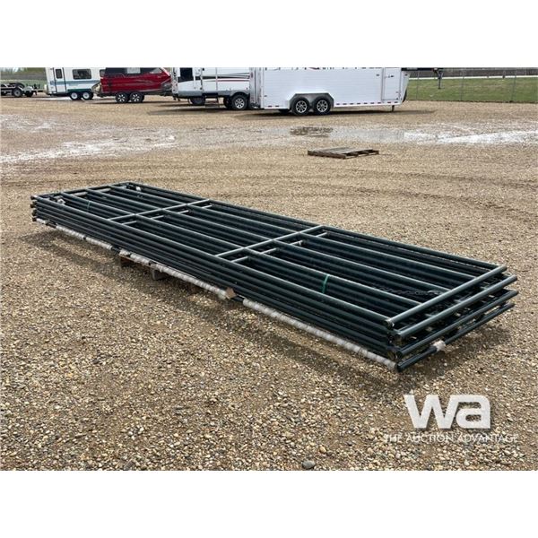 (6) UNUSED 16 FT. GATES