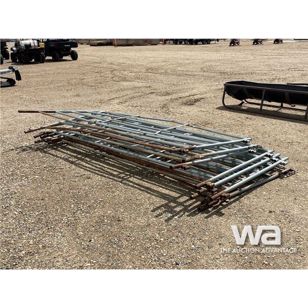 (9) 5 X 10 FT. 2-W LIVESTOCK PANELS