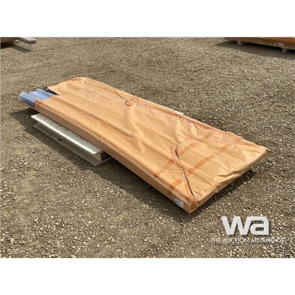 (45) 8 FT. CLEAR POLYCARBONATE CORRUGATED SIDING