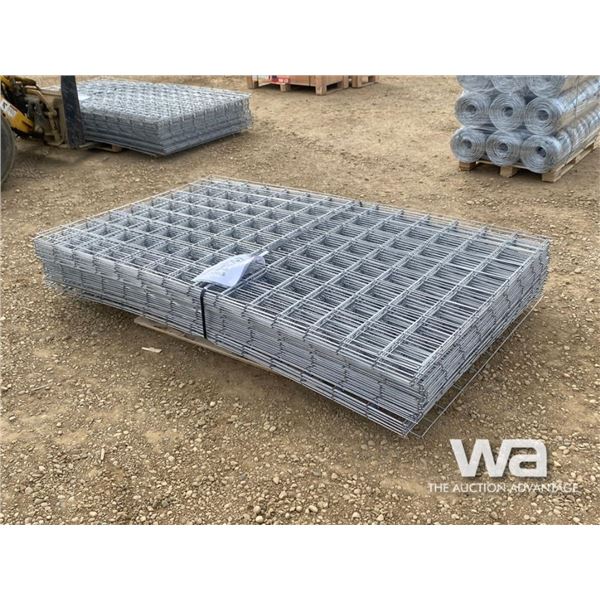 (50) WELDED WIRE FENCING PANELS