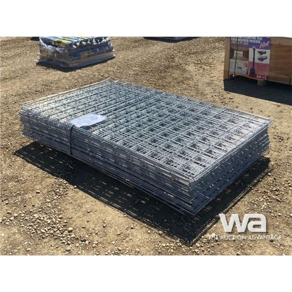 (50) WELDED WIRE FENCING PANELS