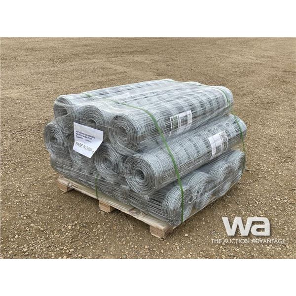 (11) ROLLS OF GALVANIZED FIELD FENCING