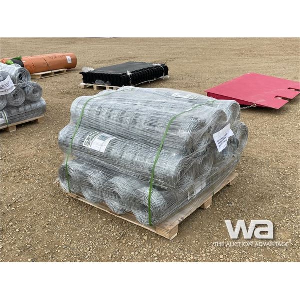 (11) ROLLS OF GALVANIZED FIELD FENCING