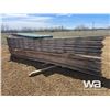 Image 3 : (28) 24.5 FT. TRUSSES & (40) SHEETS OF TIN