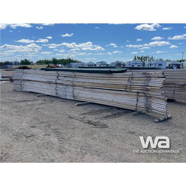 (28) 24.5 FT. TRUSSES & (40) SHEETS OF TIN