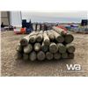 Image 6 : QTY OF 8 FT. FENCE POSTS