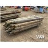 Image 2 : QTY OF 8 FT. FENCE POSTS