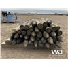 Image 6 : QTY OF 8 FT. FENCE POSTS