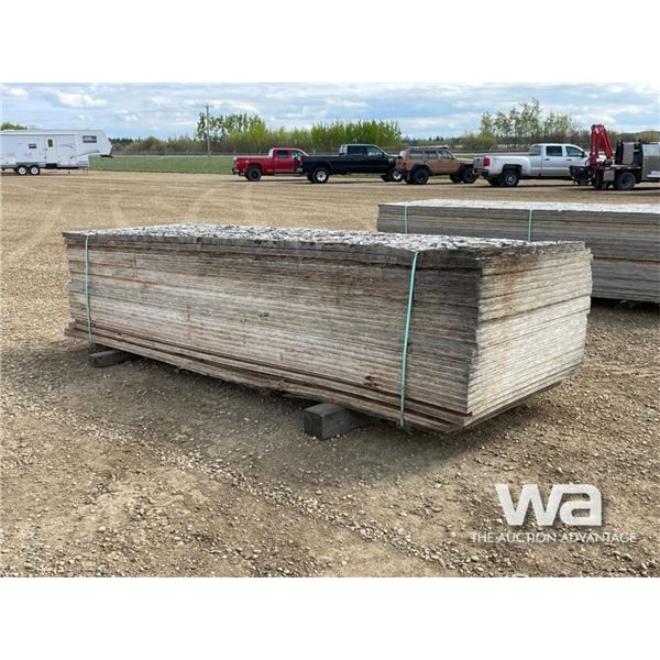 LIFT OF 12 X 4 X 1-1/4 IN. OSB