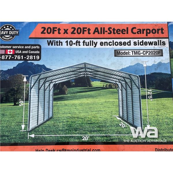 TMG 20 X 20 FT. ALL-STEEL CARPORT