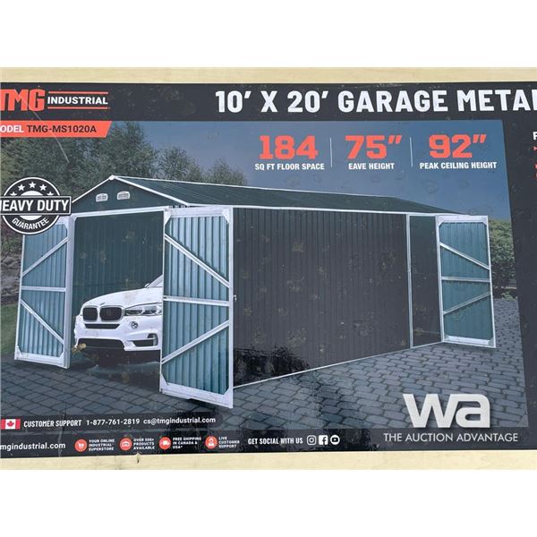 TMG 10 X 20 FT. METAL GARAGE SHED
